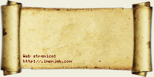 Anđelija Isaković vizit kartica